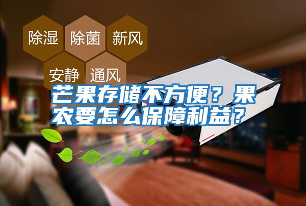 芒果存儲不方便？果農要怎么保障利益？