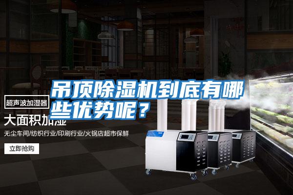 吊頂除濕機到底有哪些優勢呢？