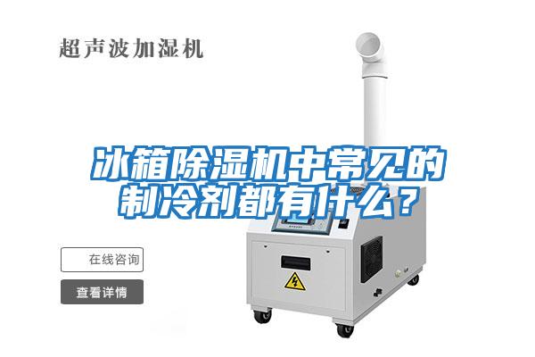冰箱除濕機(jī)中常見(jiàn)的制冷劑都有什么？