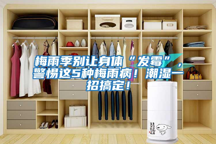 梅雨季別讓身體“發(fā)霉”，警惕這5種梅雨病！潮濕一招搞定！