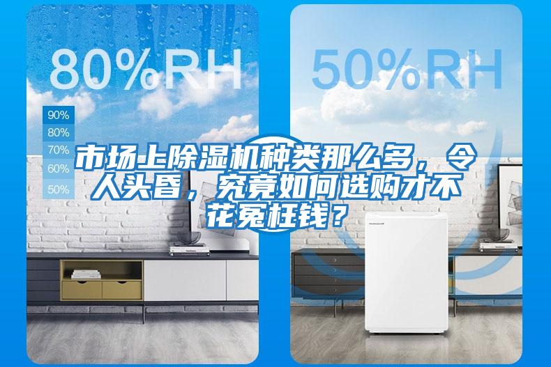 市場上除濕機種類那么多，令人頭昏，究竟如何選購才不花冤枉錢？