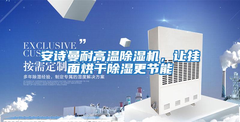 安詩曼耐高溫除濕機，讓掛面烘干除濕更節能