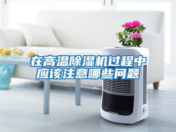 在高溫除濕機(jī)過程中應(yīng)該注意哪些問題