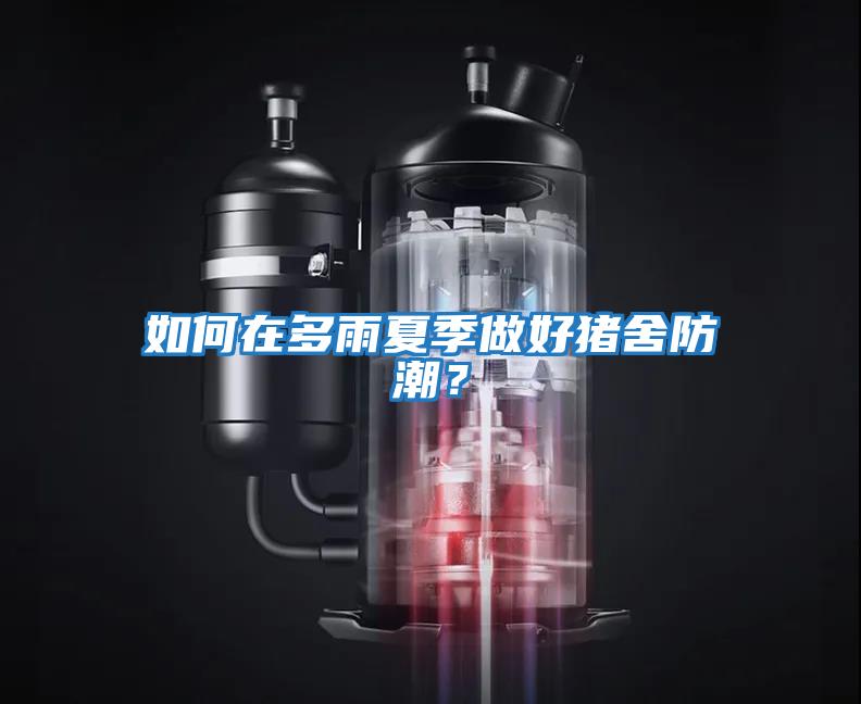 如何在多雨夏季做好豬舍防潮?