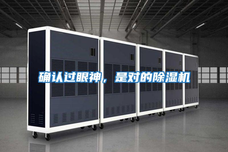 確認過眼神，是對的除濕機
