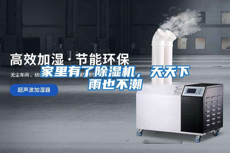 家里有了除濕機，天天下雨也不潮