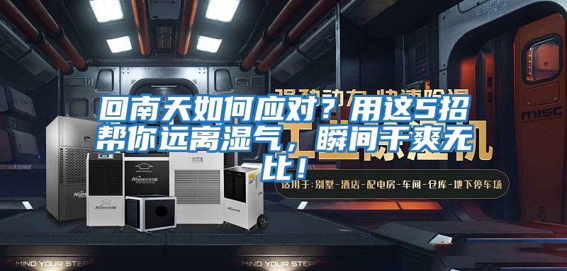 回南天如何應對？用這5招幫你遠離濕氣，瞬間干爽無比！