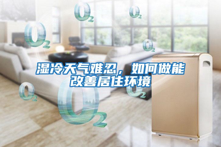 濕冷天氣難忍，如何做能改善居住環境