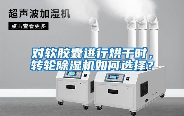 對軟膠囊進(jìn)行烘干時，轉(zhuǎn)輪除濕機(jī)如何選擇？