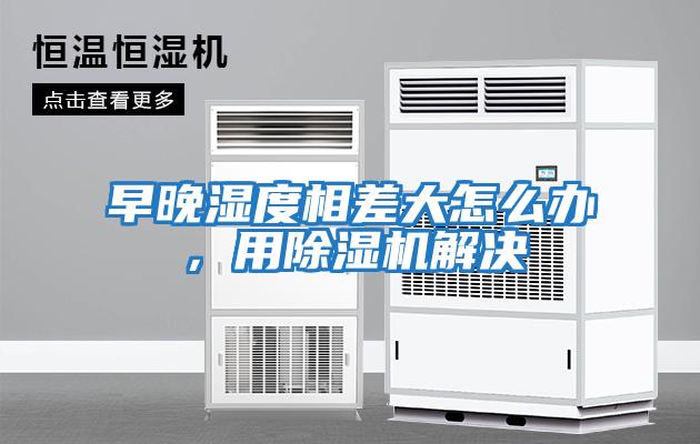 早晚濕度相差大怎么辦，用除濕機解決
