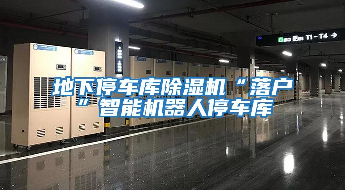 地下停車(chē)庫(kù)除濕機(jī)“落戶(hù)”智能機(jī)器人停車(chē)庫(kù)
