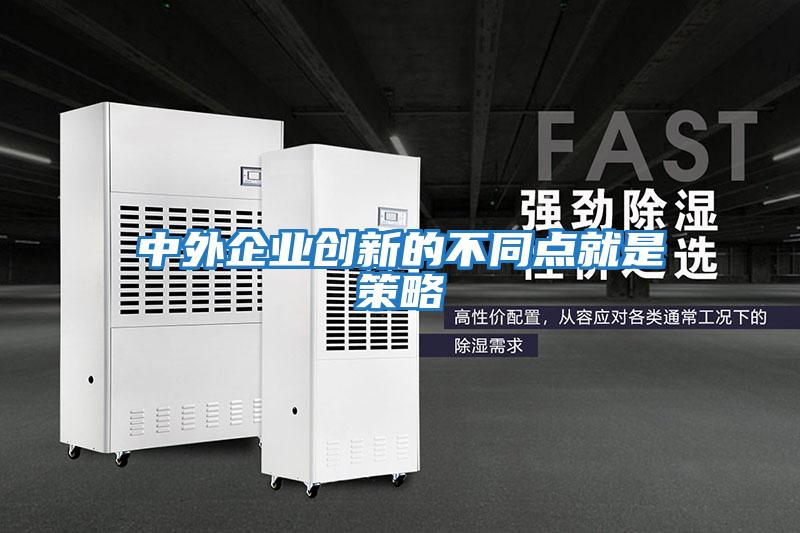 中外企業創新的不同點就是策略
