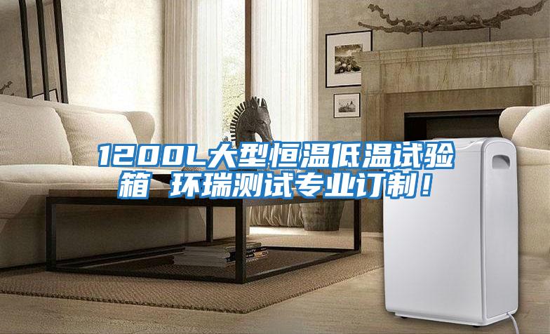 1200L大型恒溫低溫試驗箱 環瑞測試專業訂制！