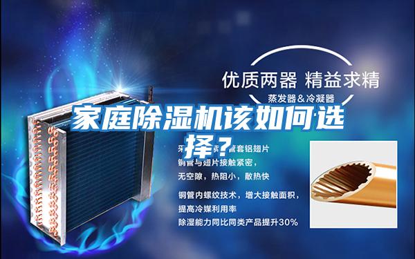 家庭除濕機該如何選擇？