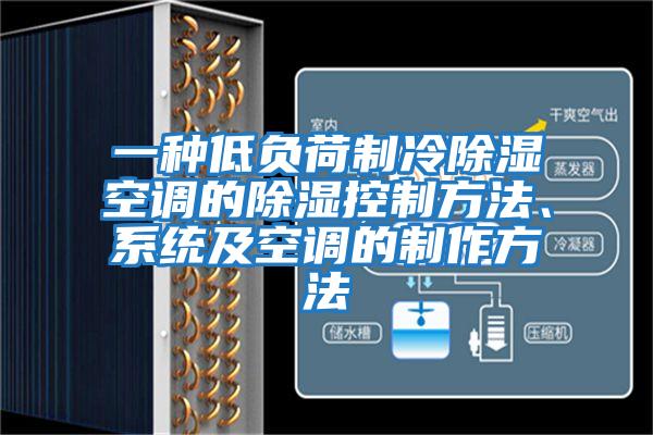 一種低負(fù)荷制冷除濕空調(diào)的除濕控制方法、系統(tǒng)及空調(diào)的制作方法