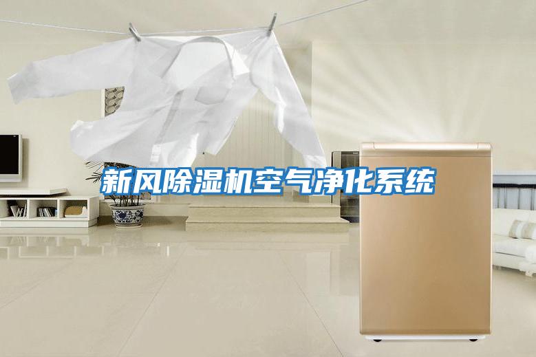 新風除濕機空氣凈化系統
