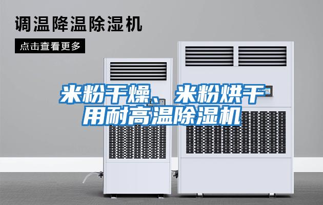 米粉干燥、米粉烘干用耐高溫除濕機(jī)