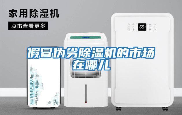 假冒偽劣除濕機的市場在哪兒