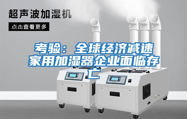 考驗:全球經(jīng)濟(jì)減速家用加濕器企業(yè)面臨存亡