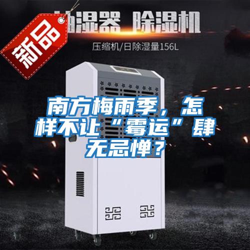 南方梅雨季,怎樣不讓“霉運(yùn)”肆無(wú)忌憚?
