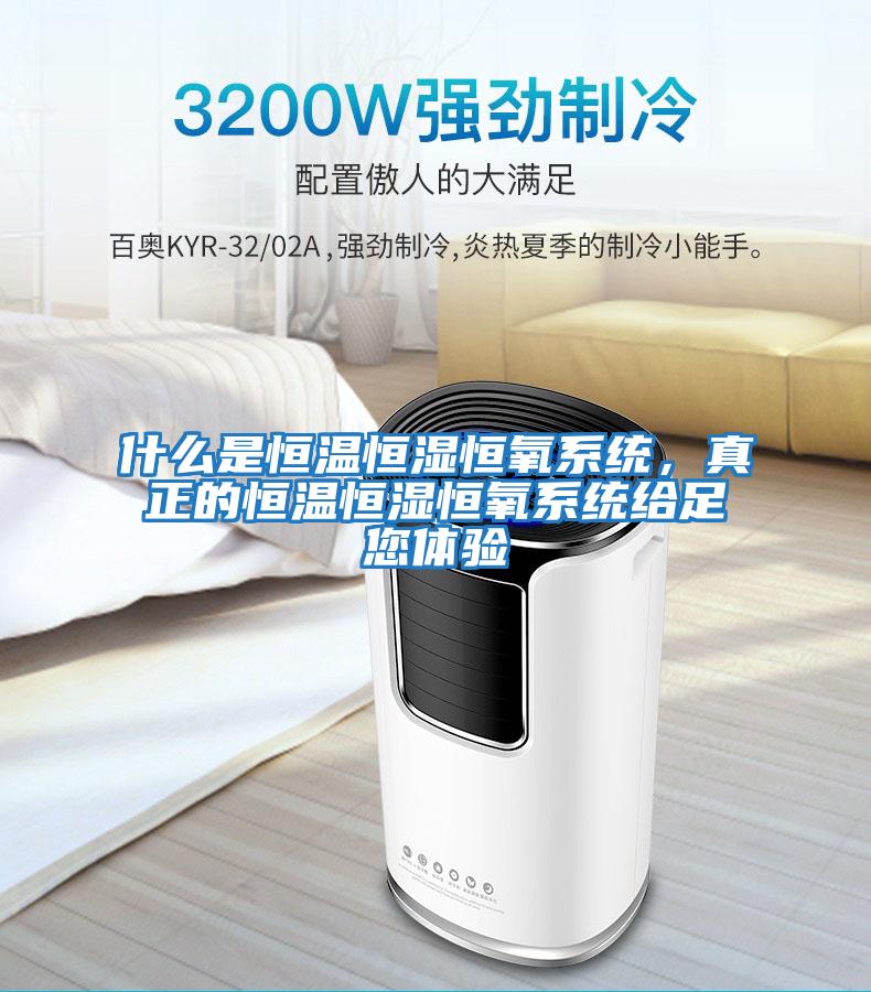 什么是恒溫恒濕恒氧系統(tǒng)，真正的恒溫恒濕恒氧系統(tǒng)給足您體驗