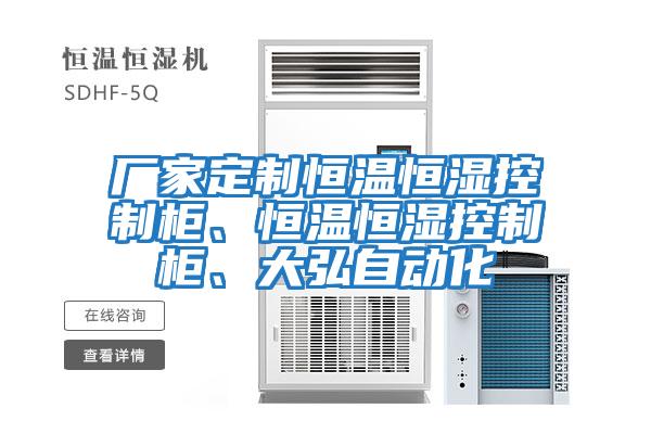 廠家定制恒溫恒濕控制柜、恒溫恒濕控制柜、大弘自動化