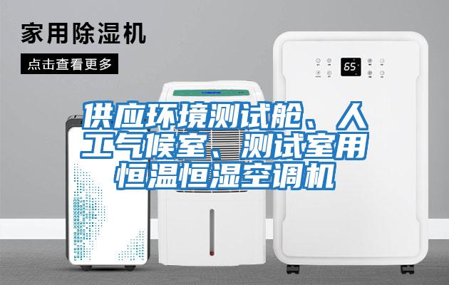 供應環境測試艙、人工氣候室、測試室用恒溫恒濕空調機
