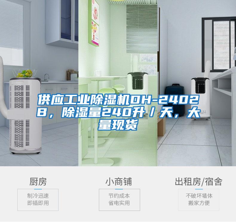 供應工業除濕機DH-2402B，除濕量240升／天，大量現貨