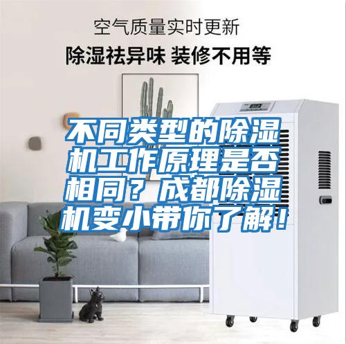 不同類型的除濕機工作原理是否相同？成都除濕機變小帶你了解！