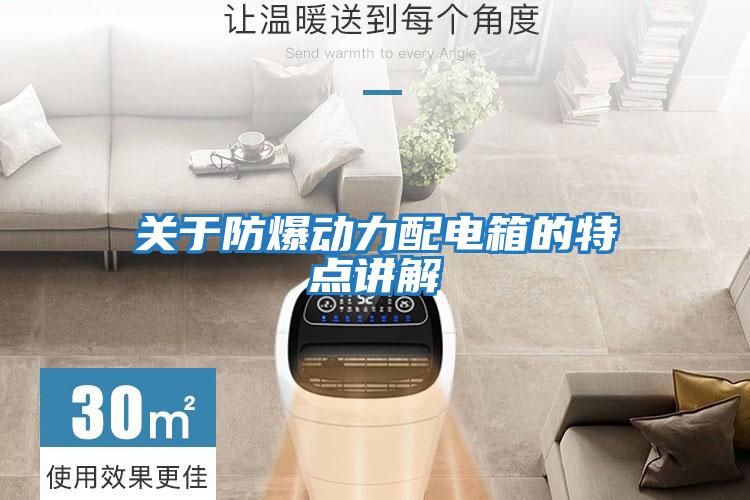 關于防爆動力配電箱的特點講解