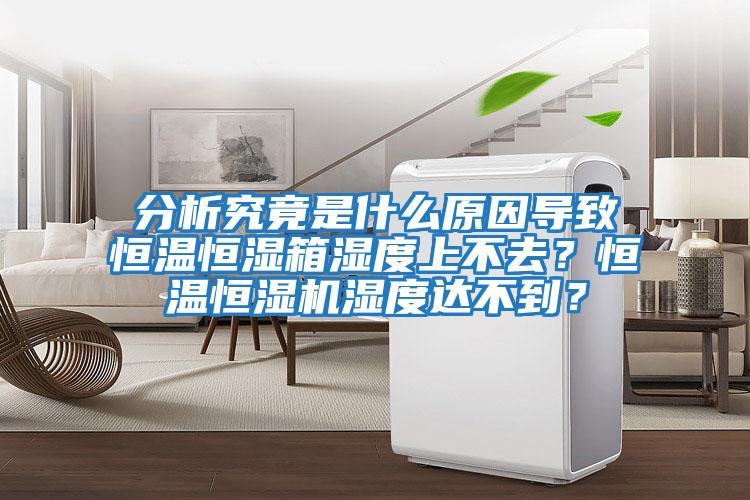 分析究竟是什么原因導致恒溫恒濕箱濕度上不去？恒溫恒濕機濕度達不到？