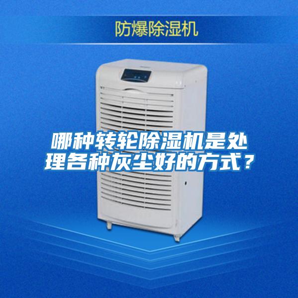 哪種轉輪除濕機是處理各種灰塵好的方式？