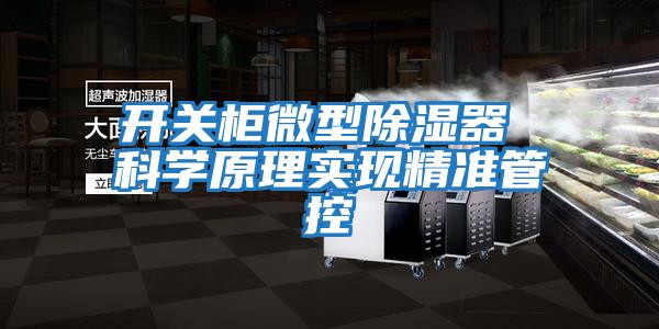 開關柜微型除濕器 科學原理實現精準管控
