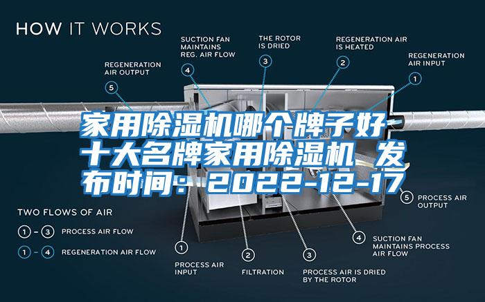 家用除濕機哪個牌子好 十大名牌家用除濕機 發布時間：2022-12-17