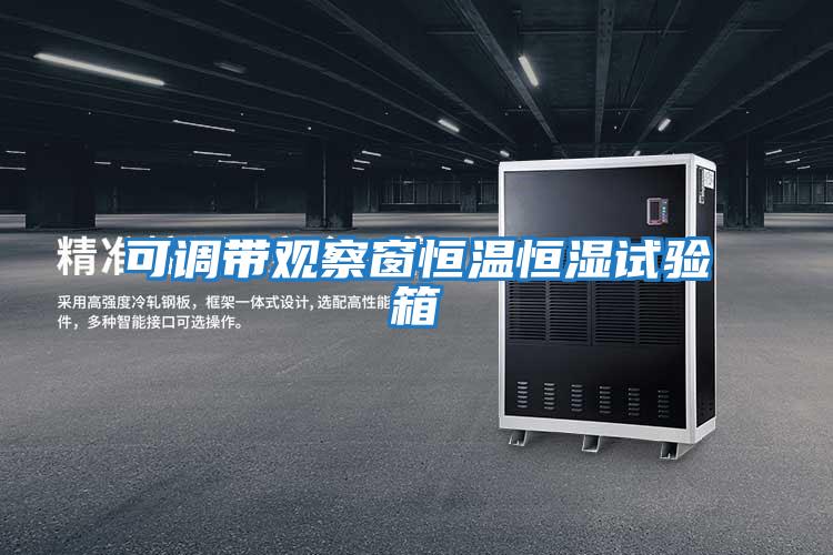 可調帶觀察窗恒溫恒濕試驗箱