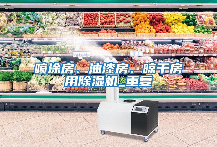 噴涂房、油漆房、晾干房用除濕機_重復