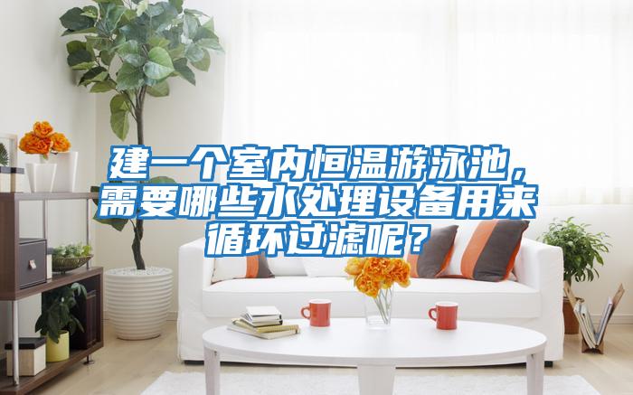 建一個室內恒溫游泳池，需要哪些水處理設備用來循環過濾呢？