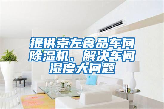 提供崇左食品車間除濕機、解決車間濕度大問題