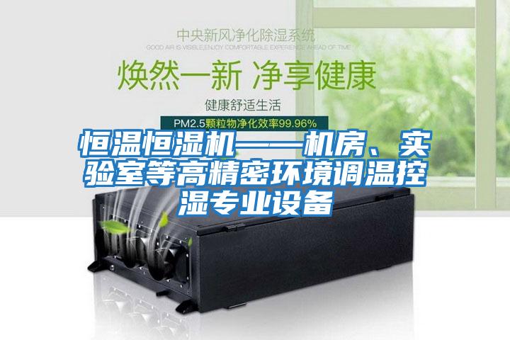 恒溫恒濕機——機房、實驗室等高精密環境調溫控濕專業設備