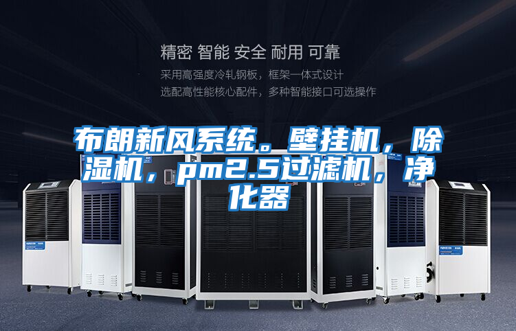 布朗新風系統(tǒng)。壁掛機，除濕機，pm2.5過濾機，凈化器