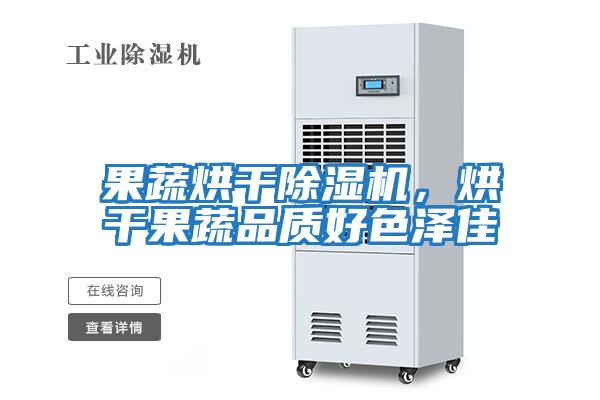 果蔬烘干除濕機(jī)，烘干果蔬品質(zhì)好色澤佳