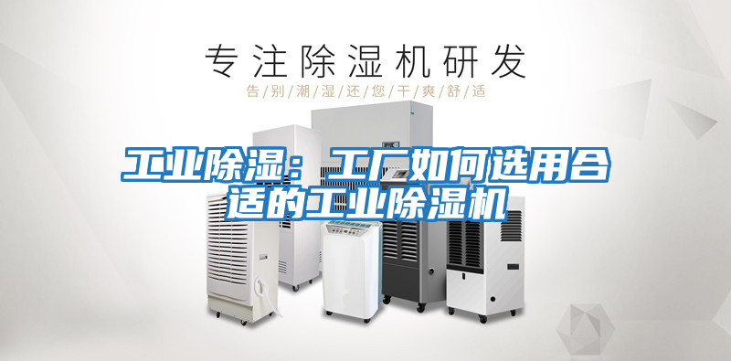 工業除濕:工廠如何選用合適的工業除濕機
