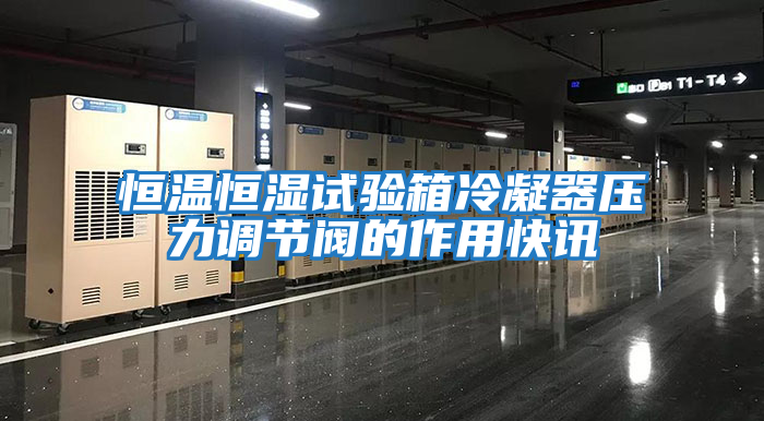 恒溫恒濕試驗箱冷凝器壓力調節閥的作用快訊