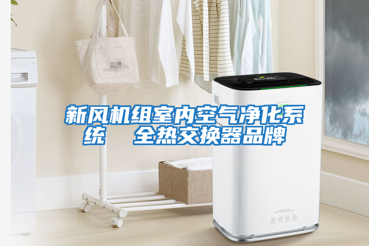 新風機組室內空氣凈化系統  全熱交換器品牌