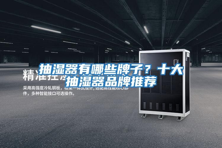 抽濕器有哪些牌子？十大抽濕器品牌推薦