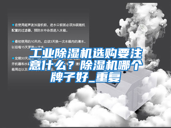 工業除濕機選購要注意什么？除濕機哪個牌子好_重復