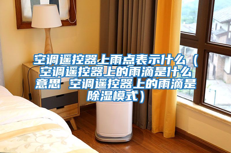 空調(diào)遙控器上雨點表示什么（空調(diào)遙控器上的雨滴是什么意思 空調(diào)遙控器上的雨滴是除濕模式）