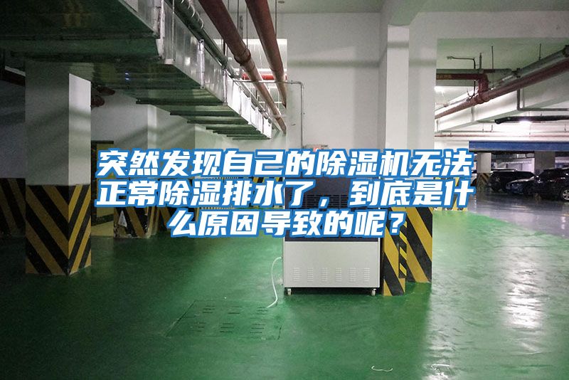 突然發現自己的除濕機無法正常除濕排水了，到底是什么原因導致的呢？