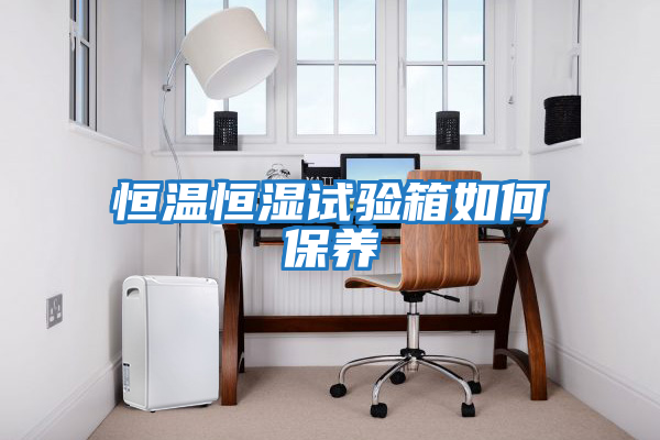 恒溫恒濕試驗箱如何保養