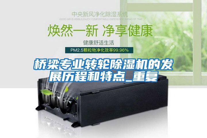 橋梁專業轉輪除濕機的發展歷程和特點_重復